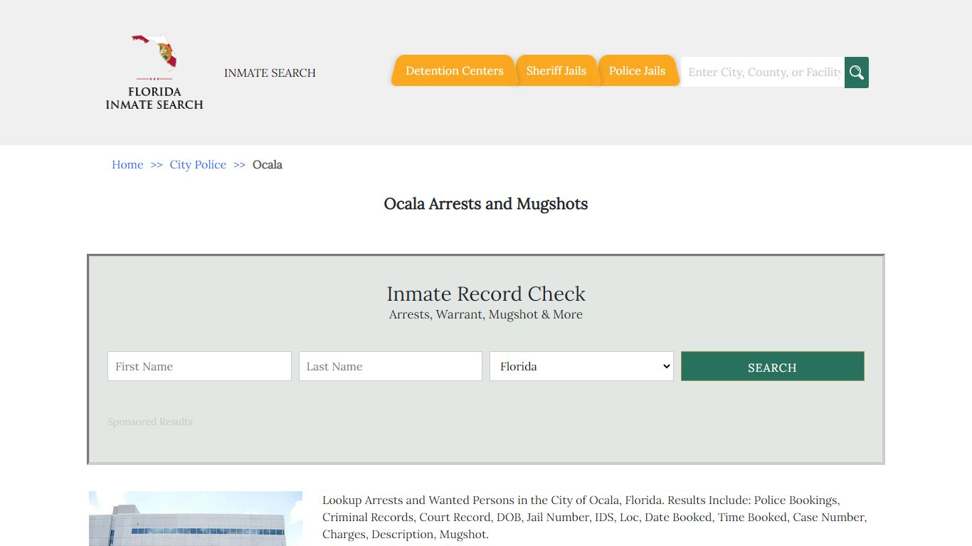 Ocala Arrests and Mugshots | Florida Inmate Search